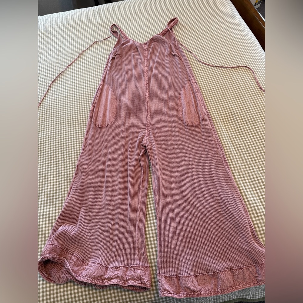 Free People Waffle Knit Wide-Leg